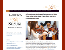 Tablet Screenshot of hssm.ca